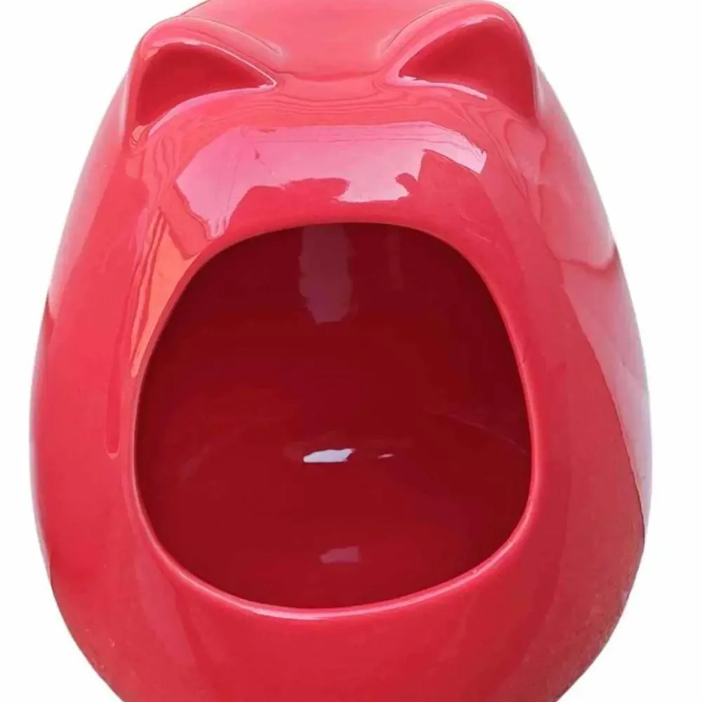 Ceramic Ferret Feeding House Keep the mess contained ...